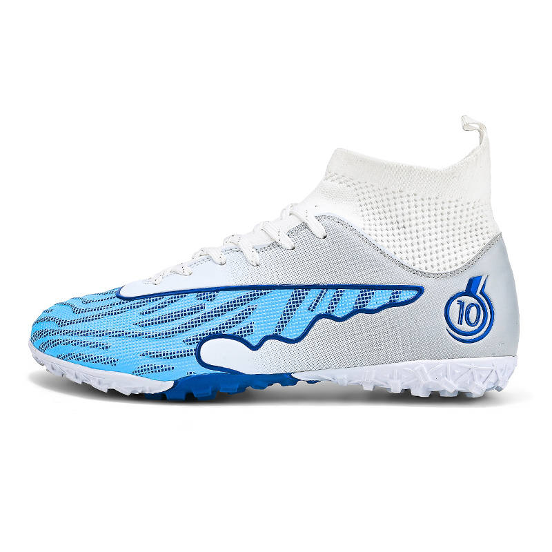 QIUTEXIONG PU Polyurethane Cushioning Abrasion Resistant Cushioning, Wear Resistant High top Kids' Soccer Shoes Kids'