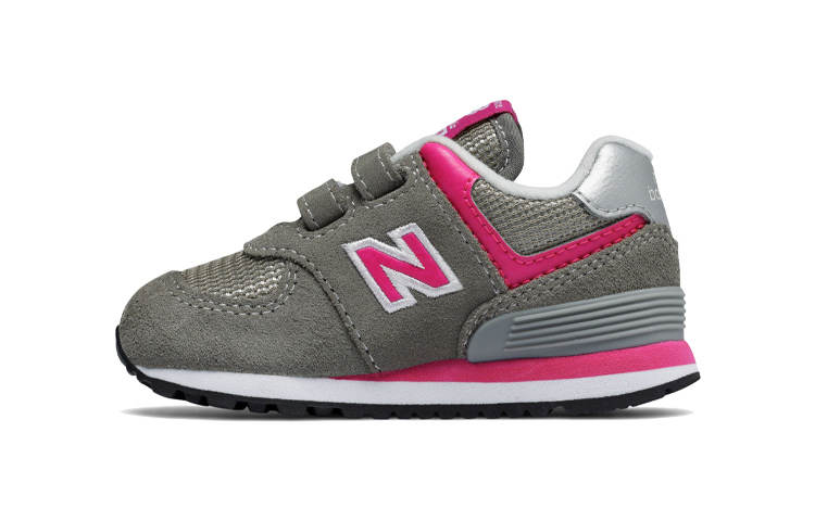 New Balance New Balance Comfortable Cushioning, Wear Resistant Low top Toddler Shoes Gray Pink Infant And Toddler