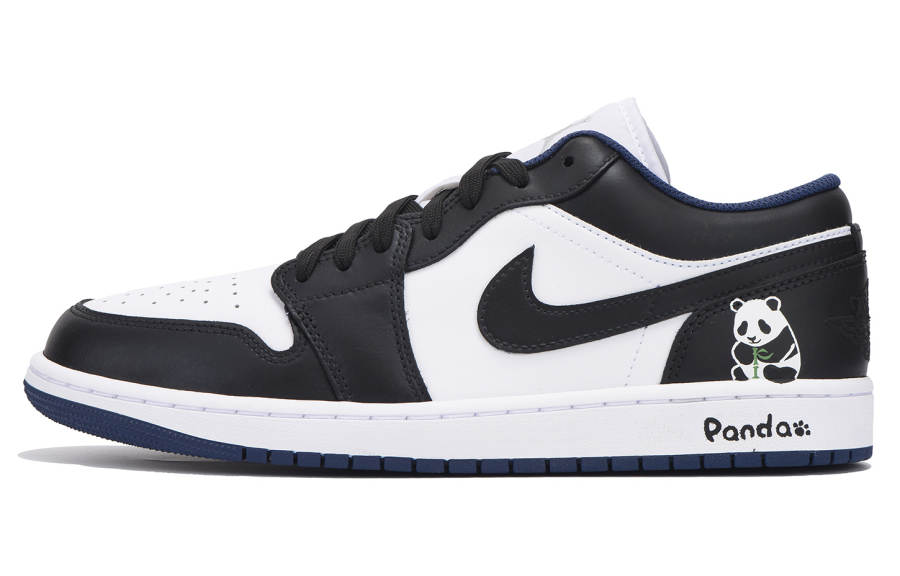 Jordan Women's Jordan Air Jordan 1 Abrasion Resistant Low top Children's Basketball Shoes Black White