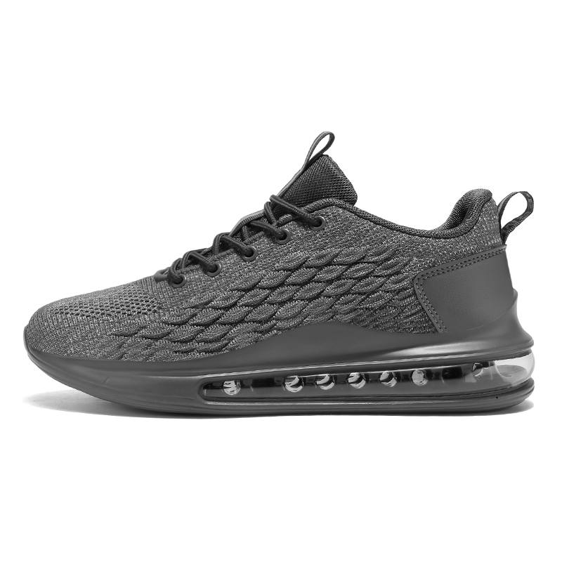 KUDING Mesh Cushioning Slip Resistant Abrasion Resistant Breathable Low top Casual Shoes Men's