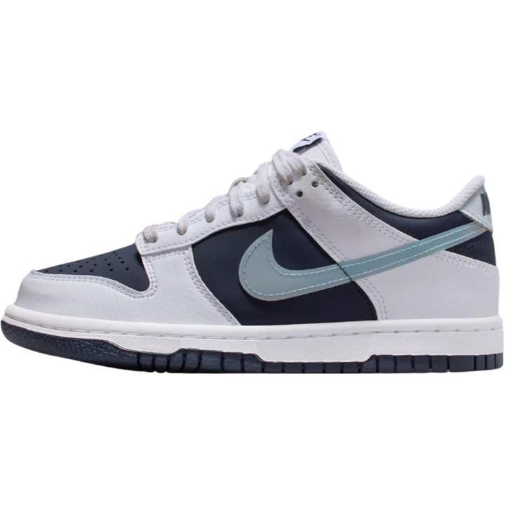 Nike Nike Leather Low top Skateboard Shoes Blue White Unisex