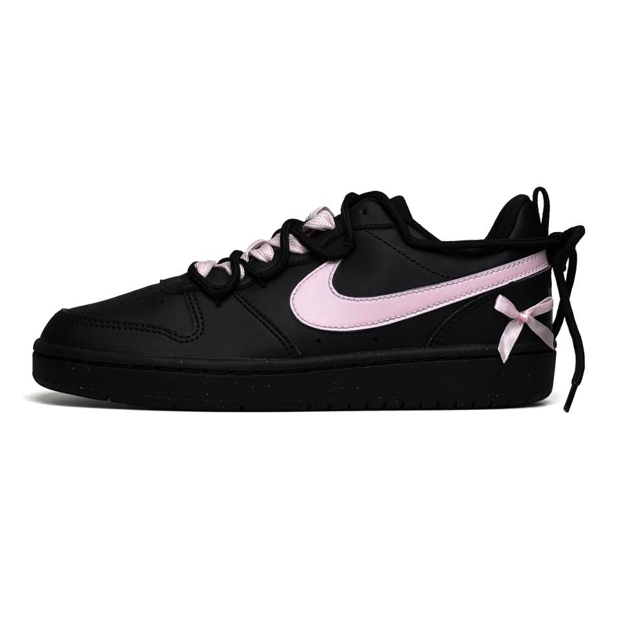 Nike Nike Court Borough Wadi Slip Resistant Abrasion Resistant Low top Skateboard Shoes Pink Kids'