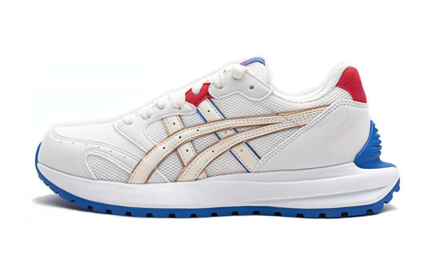 Asics Tarther Sc Cushioning Abrasion Resistant Low top Kids' Running Shoes White Blue Teenagers