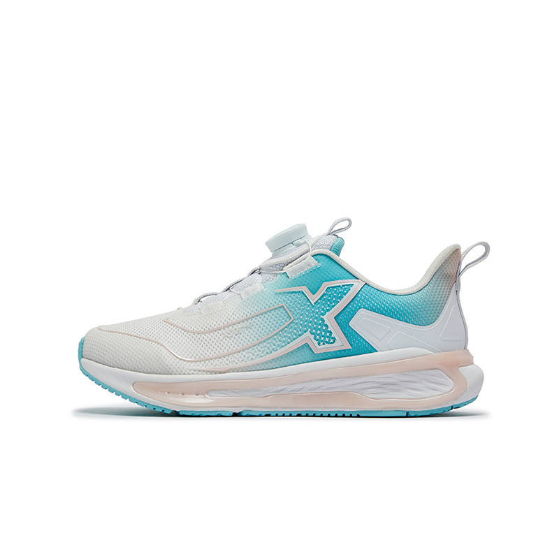 XTEP Slip Resistant Support Low top Running Shoes Xtep White Pastel Pink Kids'