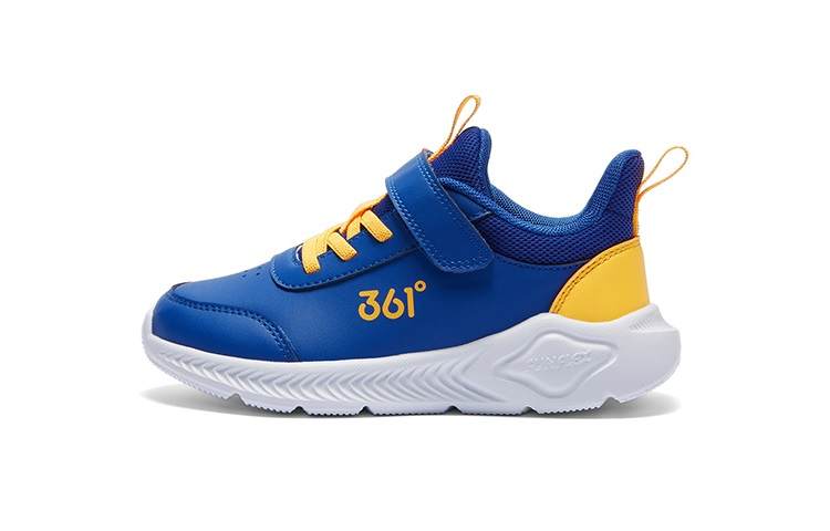 361°KIDS Slip Resistant Cushioning Abrasion Resistant Breathable Thermal Support Low top Kids' Running Shoes Blue Kids'