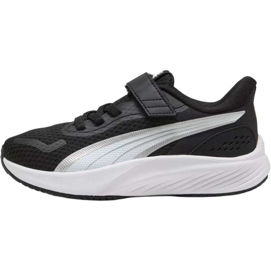 PUMA Pounce Lite Abrasion Resistant Low top Casual Shoes Black Kids'