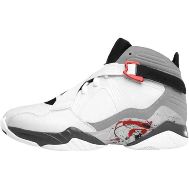 Jordan Jordan Air Jordan 8 Mid top Basketball Shoes White Unisex