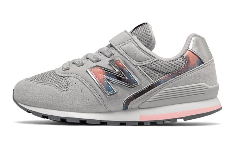 New Balance New Balance Trendy Cushioning Abrasion Resistant Breathable Low top Kids Lifestyle Shoes Gray Kids'