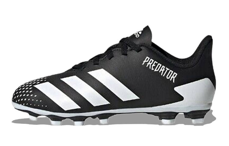 Adidas Adidas Predator 20.4 20.4 Fxg Game Ready Slip Resistant Abrasion Resistant Low top Kids' Soccer Shoes Black White Kids'
