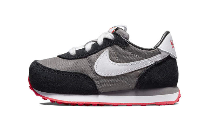 Nike Nike Waffle Trainer 2 Abrasion Resistant Abrasion Resistant Low top Sports Casual Shoes Black Gray Infant And Toddler