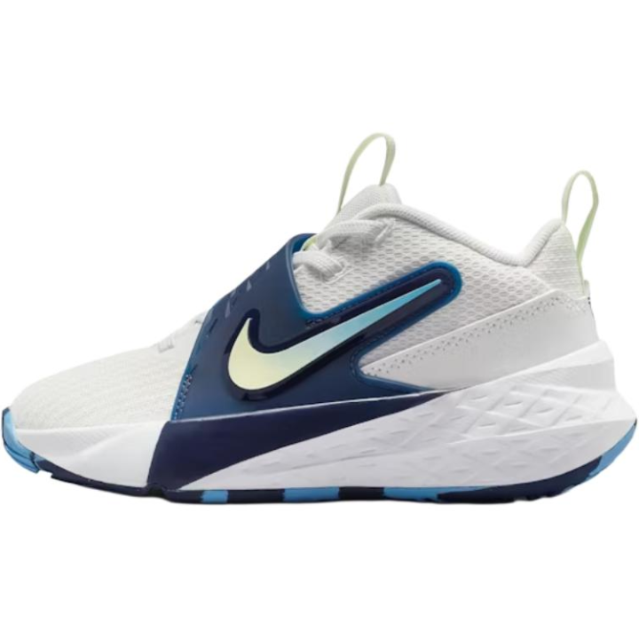 Nike Nike Team Hustle D 12 Low top Basketball Shoes White Kids'