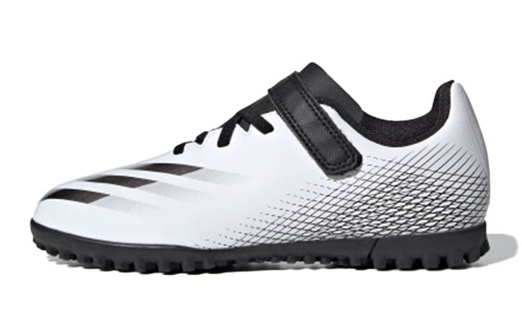 Adidas Adidas X GHOSTED .4 H&L TF Breathable Low top Kids' Soccer Shoes White Black Gray Kids'