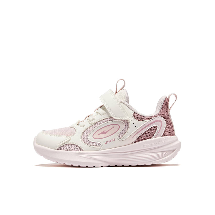 ERKE KIDS Cloud Chase Synthetic Leather, Textile Slip Resistant Cushioning Abrasion Resistant