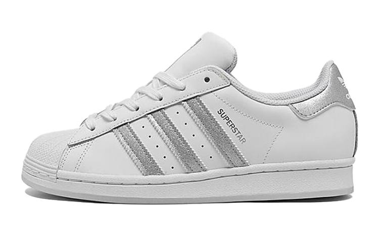Adidas Originals Girls Are Awesome J Cushioning Low top Kids' Skateboarding Shoes White Gray Teenagers
