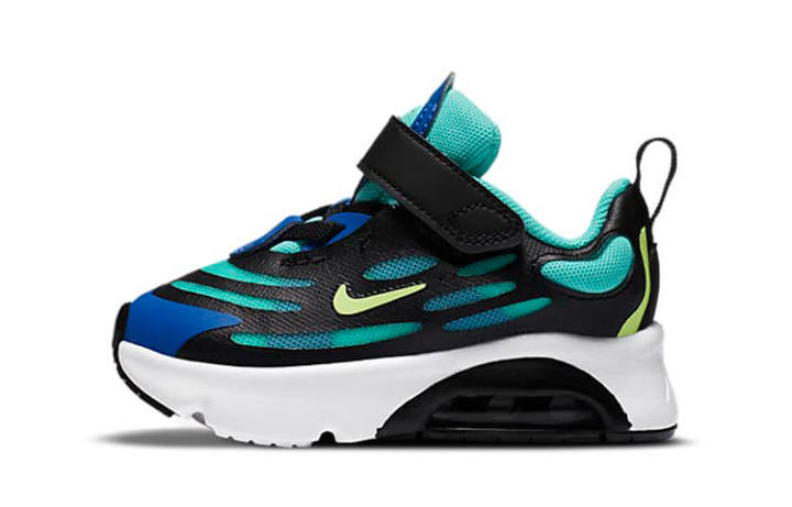 Nike Nike Air Max Exosense Low top Toddler Shoes Black Blue Green Infant And Toddler