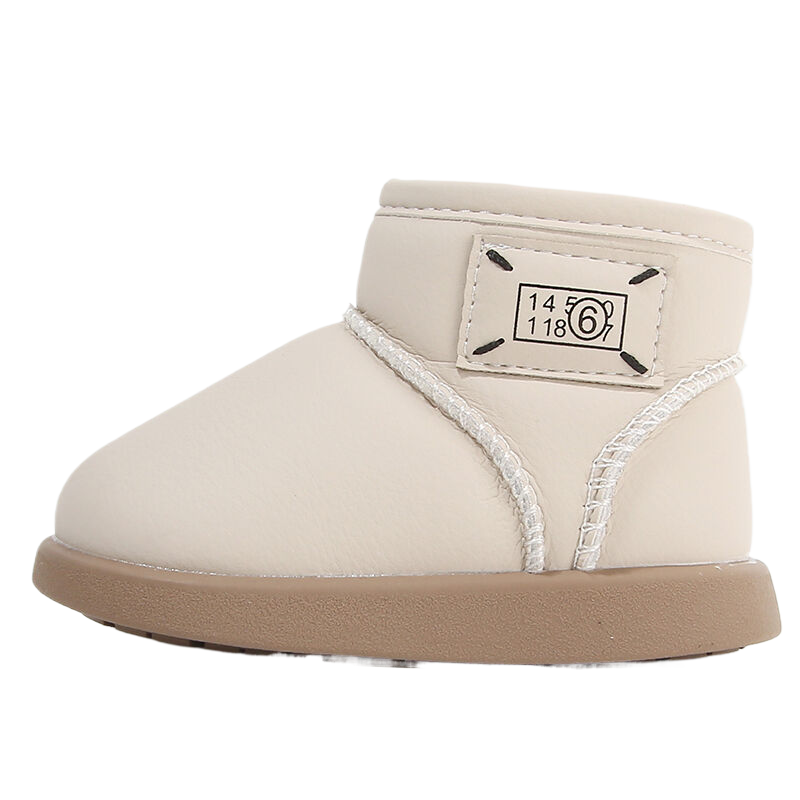 MAIBUXIONG Versatile Fleece Lined Minimalist Style Thermal Toddler Shoes Infant And Toddler