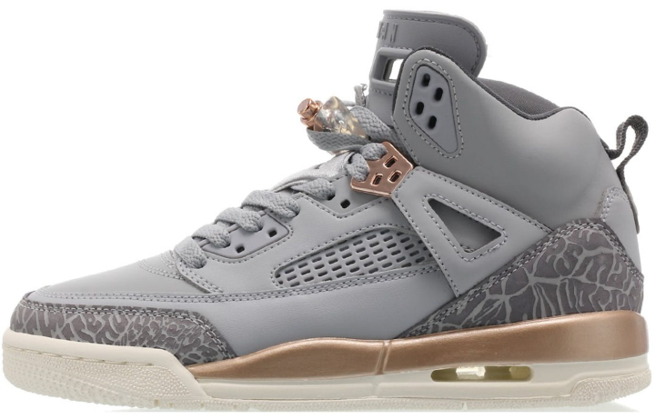 Jordan Jordan Spizike Wolf Grey Metallic Red Bronze GS
