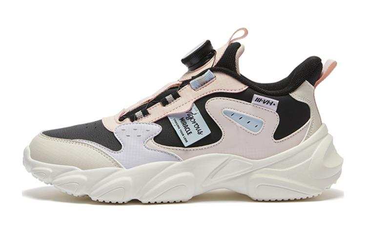 361°KIDS Cushioning Abrasion Resistant Cushioning, Wear Resistant Low top Kids Lifestyle Shoes Black Pink Gray Kids'