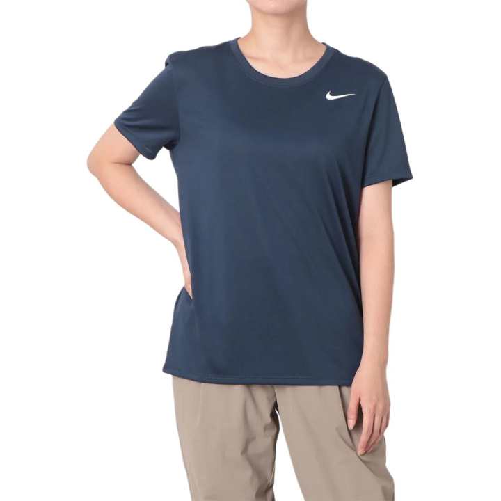 Nike Nike T Shirts Women's Midnight Blue Crew Neck
