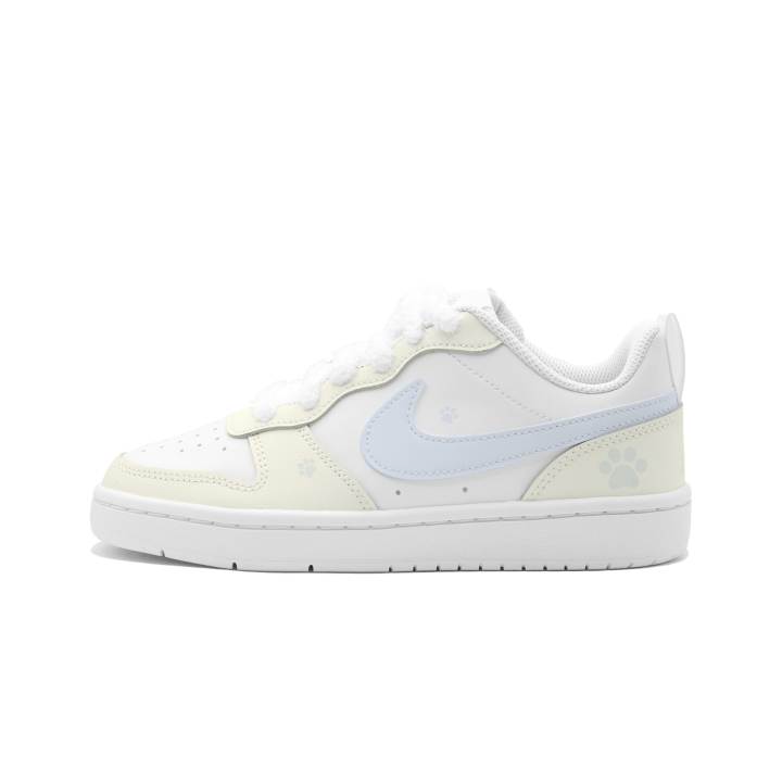 Nike Nike Court Borough Low 2 Leather Slip Resistant Cushioning Abrasion Resistant