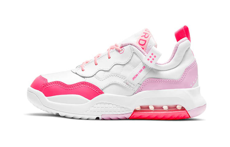Jordan Jordan MA2 Low top Running Shoes White Pink Children Aged 3 7 Years Old