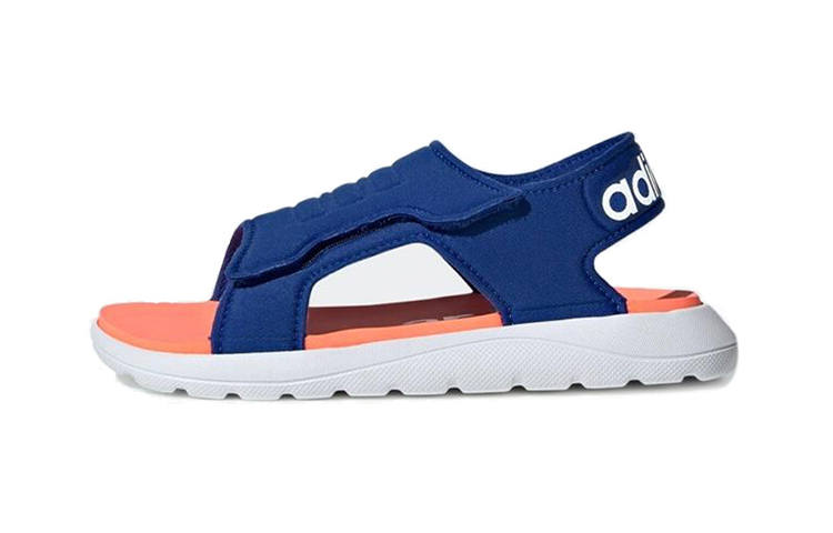 Adidas Adidas Comfort Comfortable Children's Sandals Blue White Kids'
