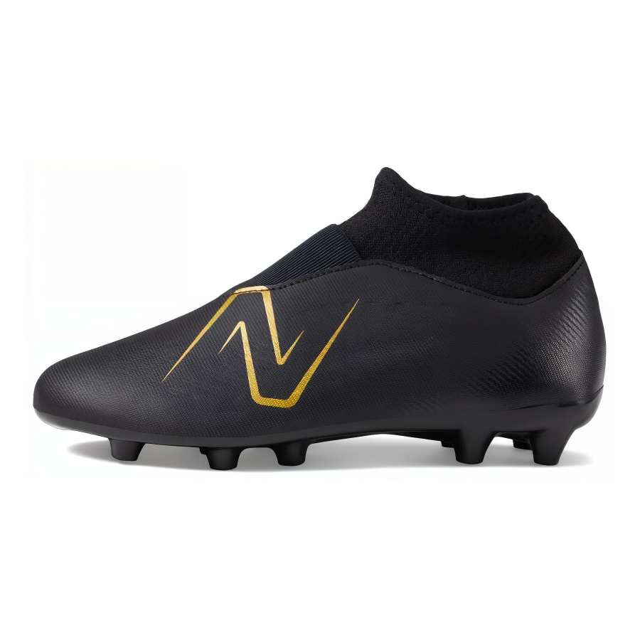New Balance New Balance Tekela V4 Mid top Kids' Soccer Shoes Black Gold Kids'