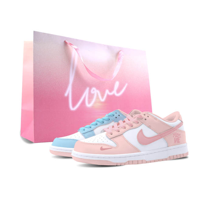 Nike Nike Dunk Sweet Dream Blue Island Synthetic Leather, Leather Abrasion Resistant Low top Kids' Skateboarding Shoes