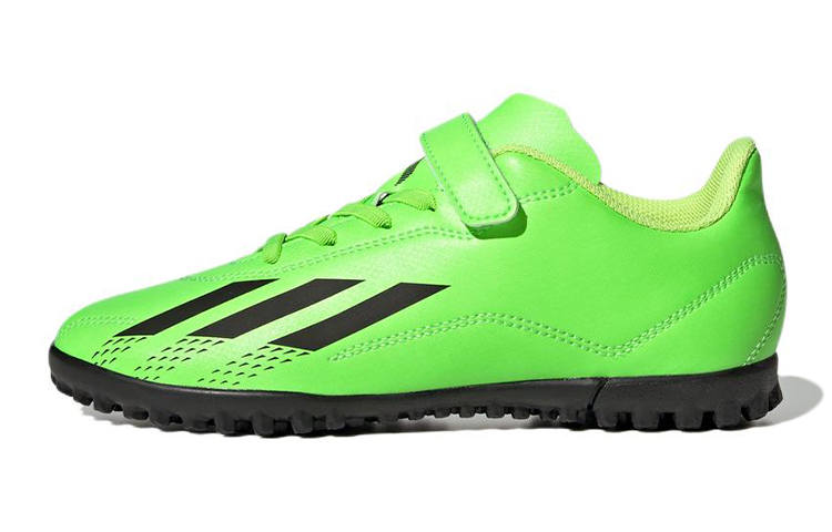 Adidas Adidas X SPEEDPORTAL.4 H&L TF Abrasion Resistant Low top Kids' Soccer Shoes Neon Green Kids'