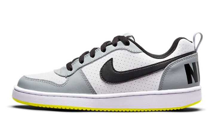 Nike Nike Court Borough Low White Black Wolf Grey GS