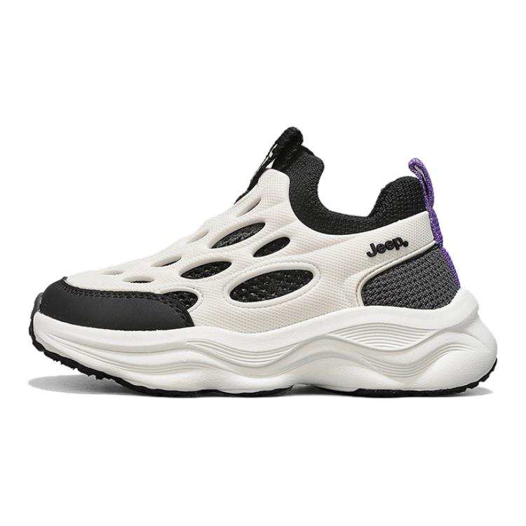 Jeep Cushioning Breathable Cushioning Breathable Kids Lifestyle Shoes White Black Kids'
