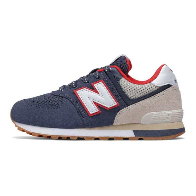 New Balance New Balance NB 574 Cushioning Kids Lifestyle Shoes Blue Gray Kids'