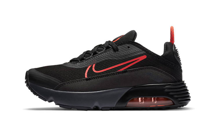 Nike Nike Air Ma Air Cushion Kids Lifestyle Shoes Black Red Children Aged 3 7 Years Old