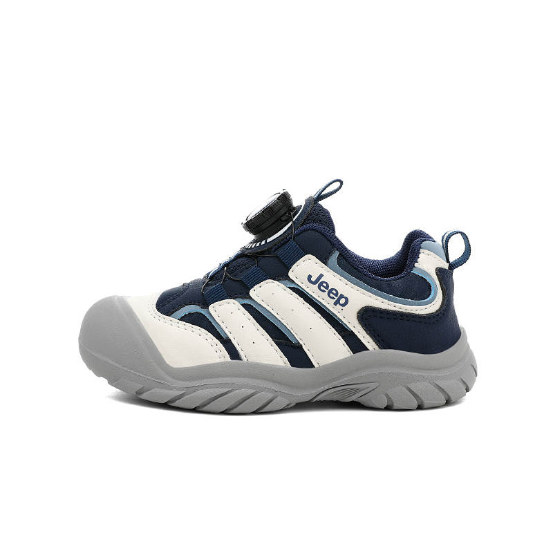 Jeep Running Collection Cushioning Abrasion Resistant Cushioning, Wear Resistant Low top Running Shoes Gray Blue Kids'