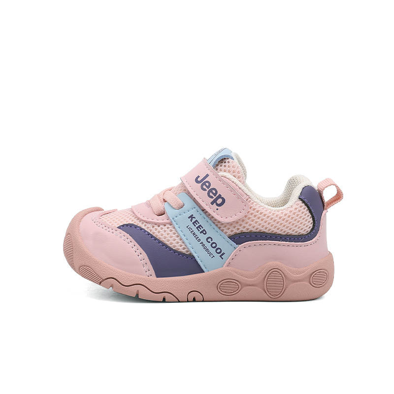 Jeep Abrasion Resistant Low top Kids Lifestyle Shoes Pink Children Aged 3 7 Years Old