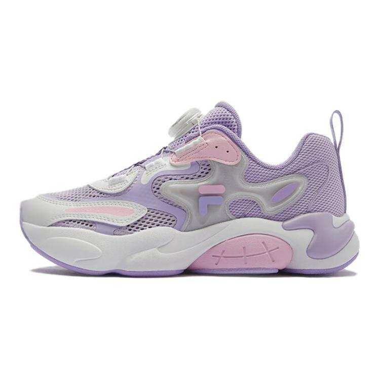 FILA KIDS Slip Resistant, Abrasion Resistant, Breathable, Rebound Low top Kids' Running Shoes Purple