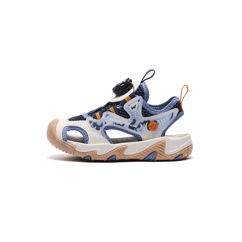 361°KIDS Abrasion Resistant Slip Resistant Anti Kick Children's Sandals Light Prussian Blue/White/Sky Teal