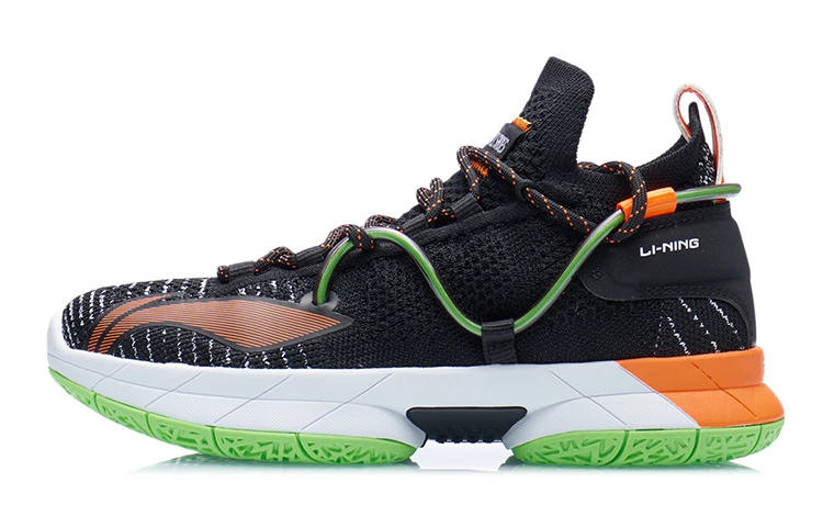 Li-Ning YOUNG Li Ning Speed 6 Synthetic Leather, Textile Slip Resistant Cushioning Abrasion Resistant Mid top