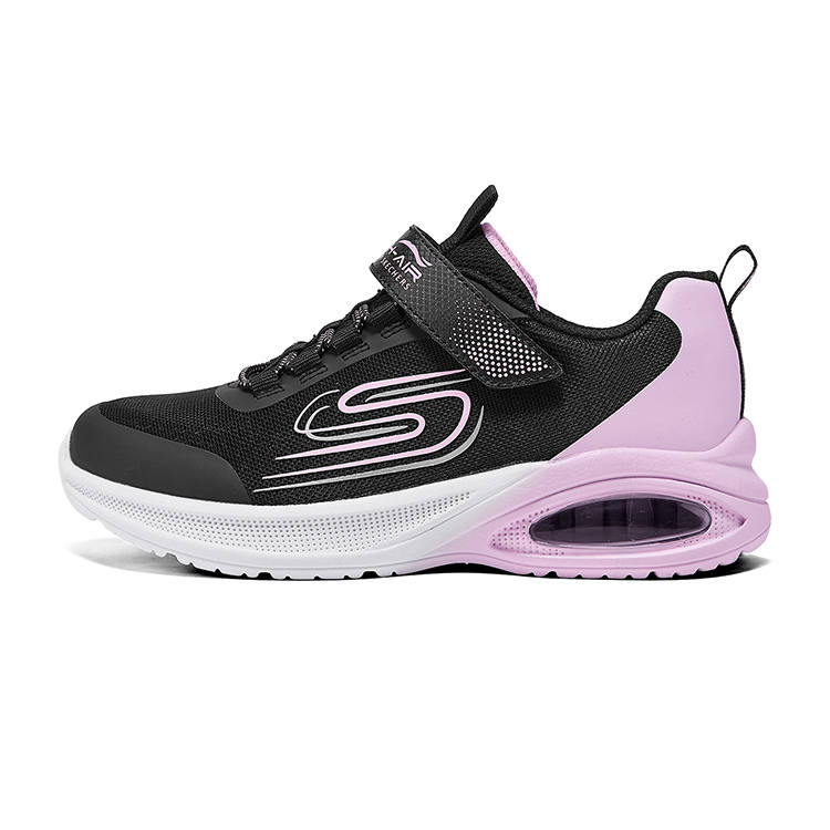 Skechers Kids Slip Resistant, Abrasion Resistant, Breathable, Lightweight Cushioning Low top Running Shoes Black Kids'