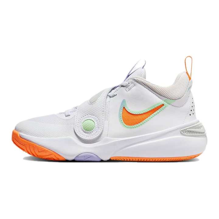 Nike Nike Team Hustle D11 GS 'White Total Orange'
