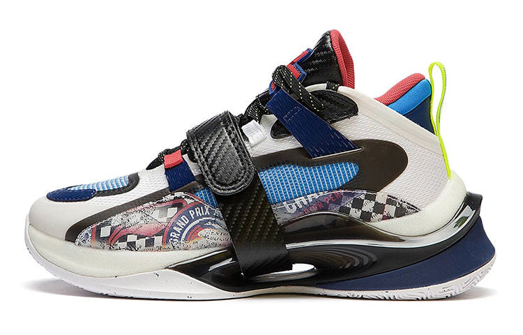 Li-Ning YOUNG Li Ning YOUNG Premium 2.5 Sports Low top Basketball Shoes Black White Blue Unisex