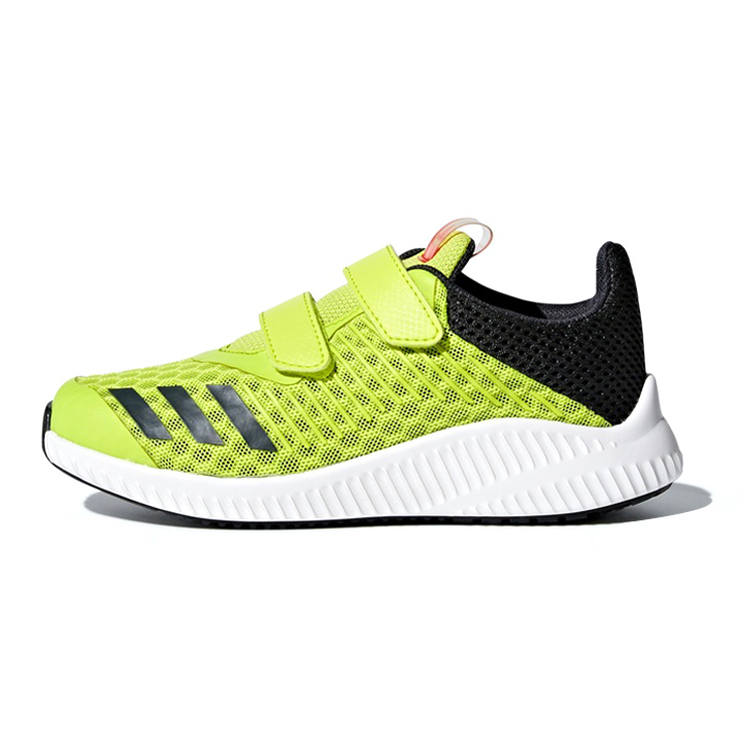 Adidas Adidas Fortarun Mesh Slip Resistant Low top Kids' Running Shoes Green Black Kids'