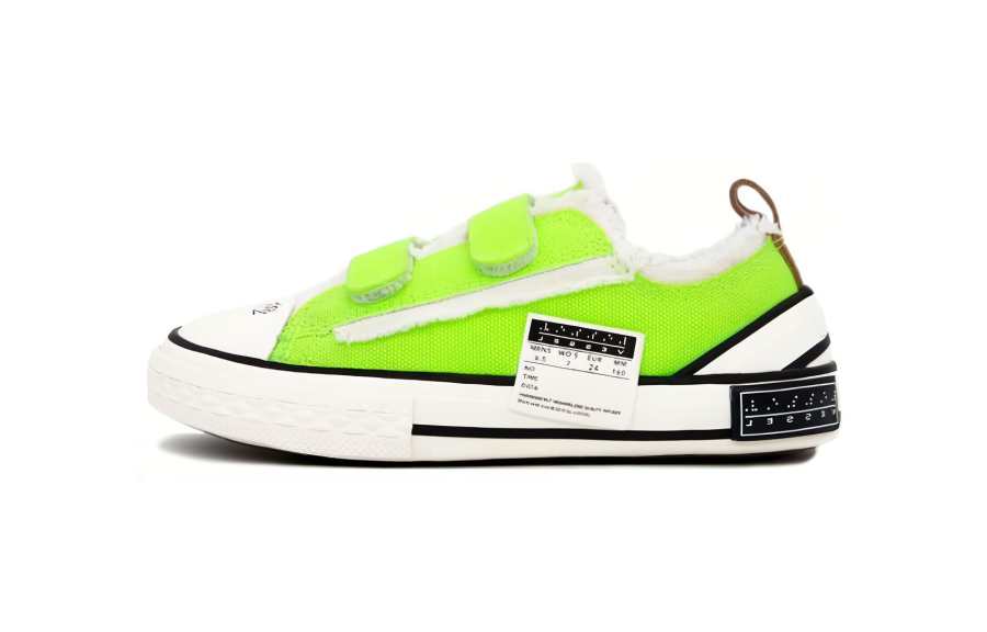 XVESSEL VESSEL G.O.P. Lows For Toddlers Low top Toddler Shoes Neon Green Infant And Toddler