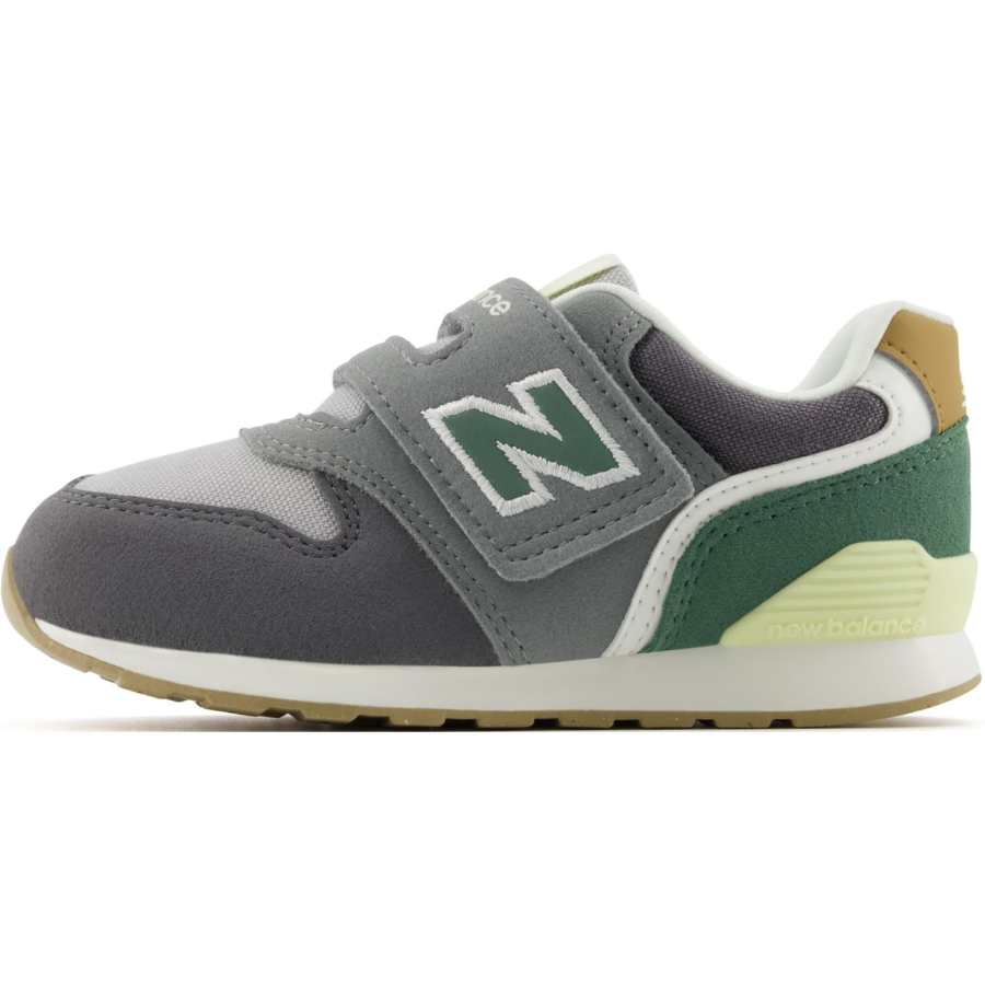 New Balance New Balance NB 996 Comfortable Abrasion Resistant Low top Toddler Shoes Gray Green Infant And Toddler