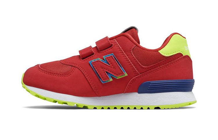 New Balance New Balance NB 574 Kids Lifestyle Shoes Red Yellow Children Aged 3 7 Years Old