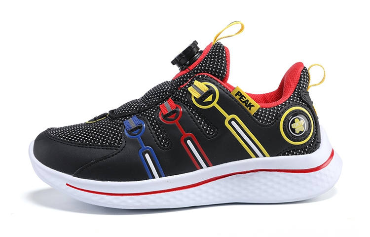PEAK Low top Running Shoes Black Red Teenagers