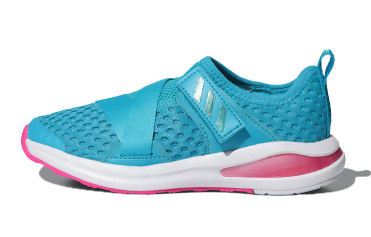 Adidas Adidas Fortarun 2020 K Mesh Athleisure Breathable Low top Kids' Running Shoes Blue Pink Kids'