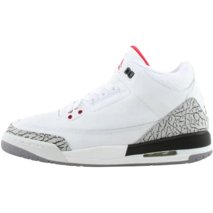 Jordan Jordan Air Jordan 3 Mid top Skateboard Shoes White Unisex