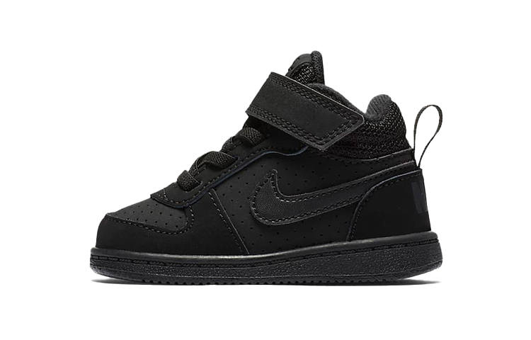 Nike Nike Court Borough Mid Slip Resistant Abrasion Resistant Mid top Toddler Shoes Black Infant And Toddler
