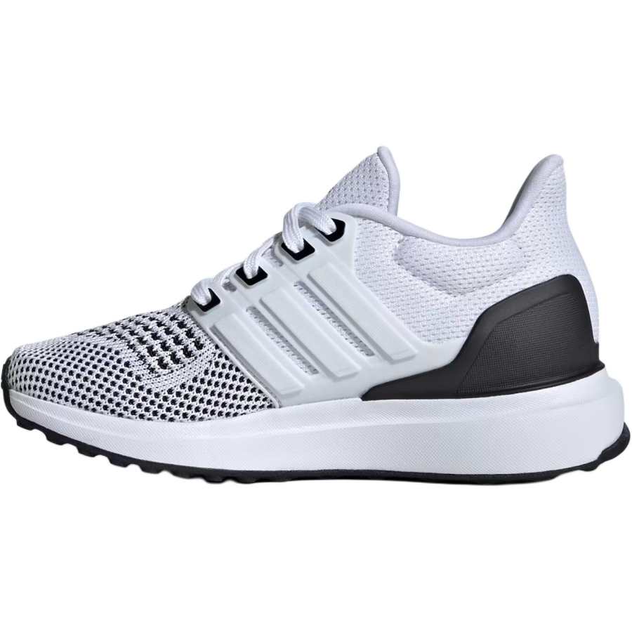 Adidas Adidas UBOUNCE DNA Slip Resistant Abrasion Resistant Low top Kids' Running Shoes White Gray Kids'